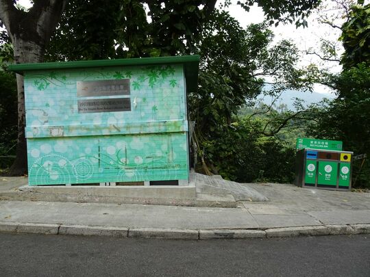 沙田岭路垃圾站 (ST-51)，沙田岭路近灯柱 AE0049