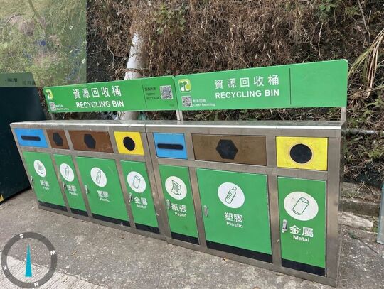 蠔涌路與通往橫輋村道路交界(橫輋桶站對面近告示牌)