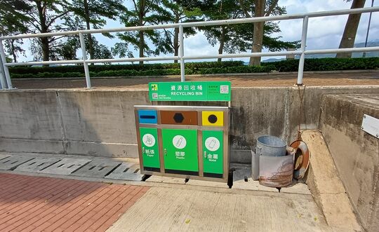 坪洲南湾新村垃圾站，坪洲南湾新村507号B侧